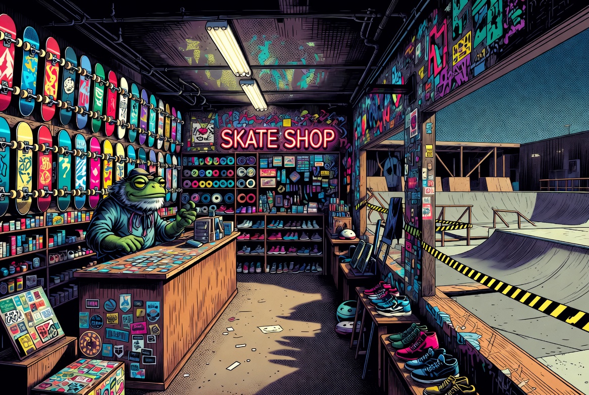 Skateshop Interior
